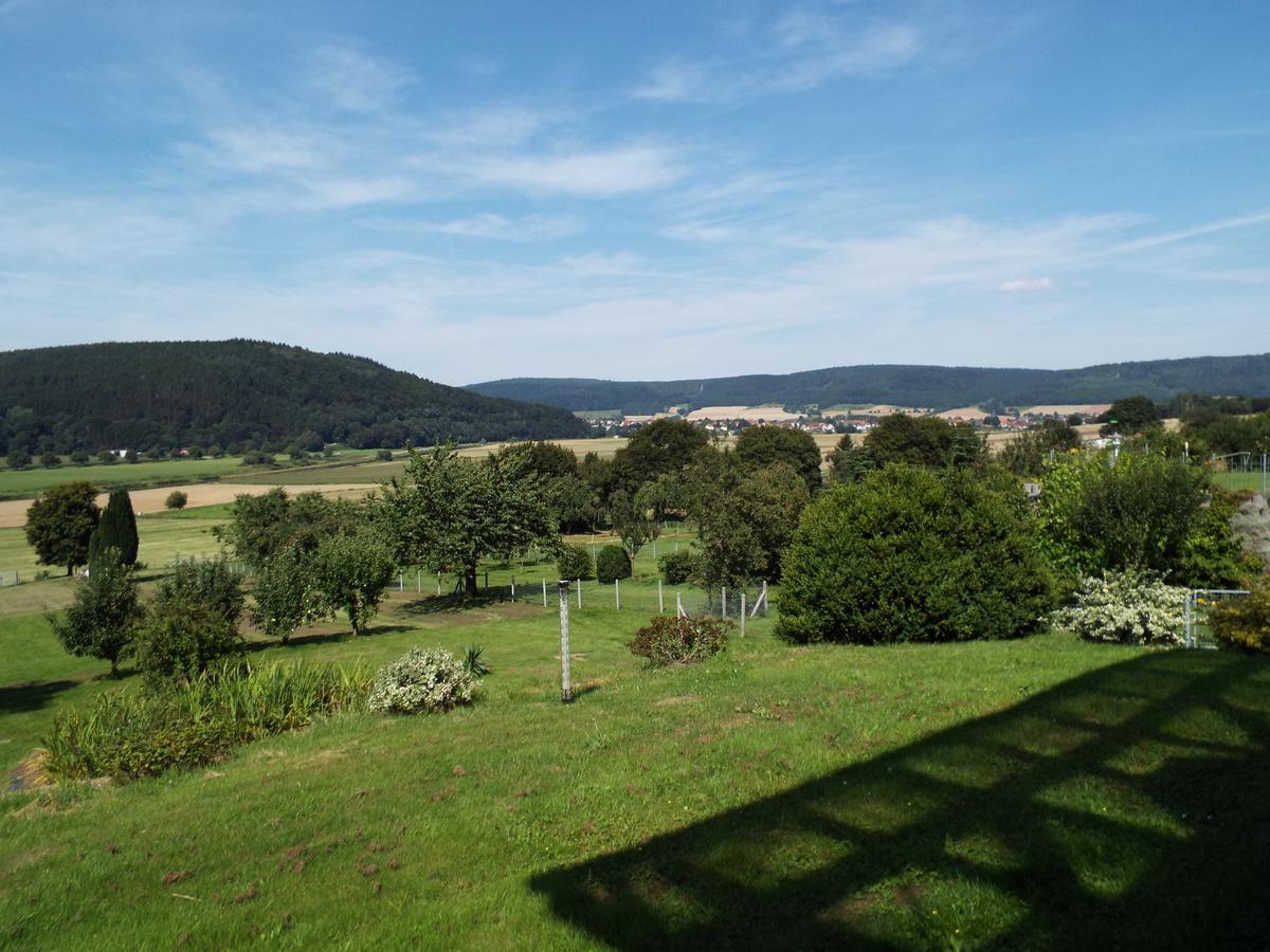 Hotel Garni Zum Reinhardswald Gewissenruh Exteriör bild