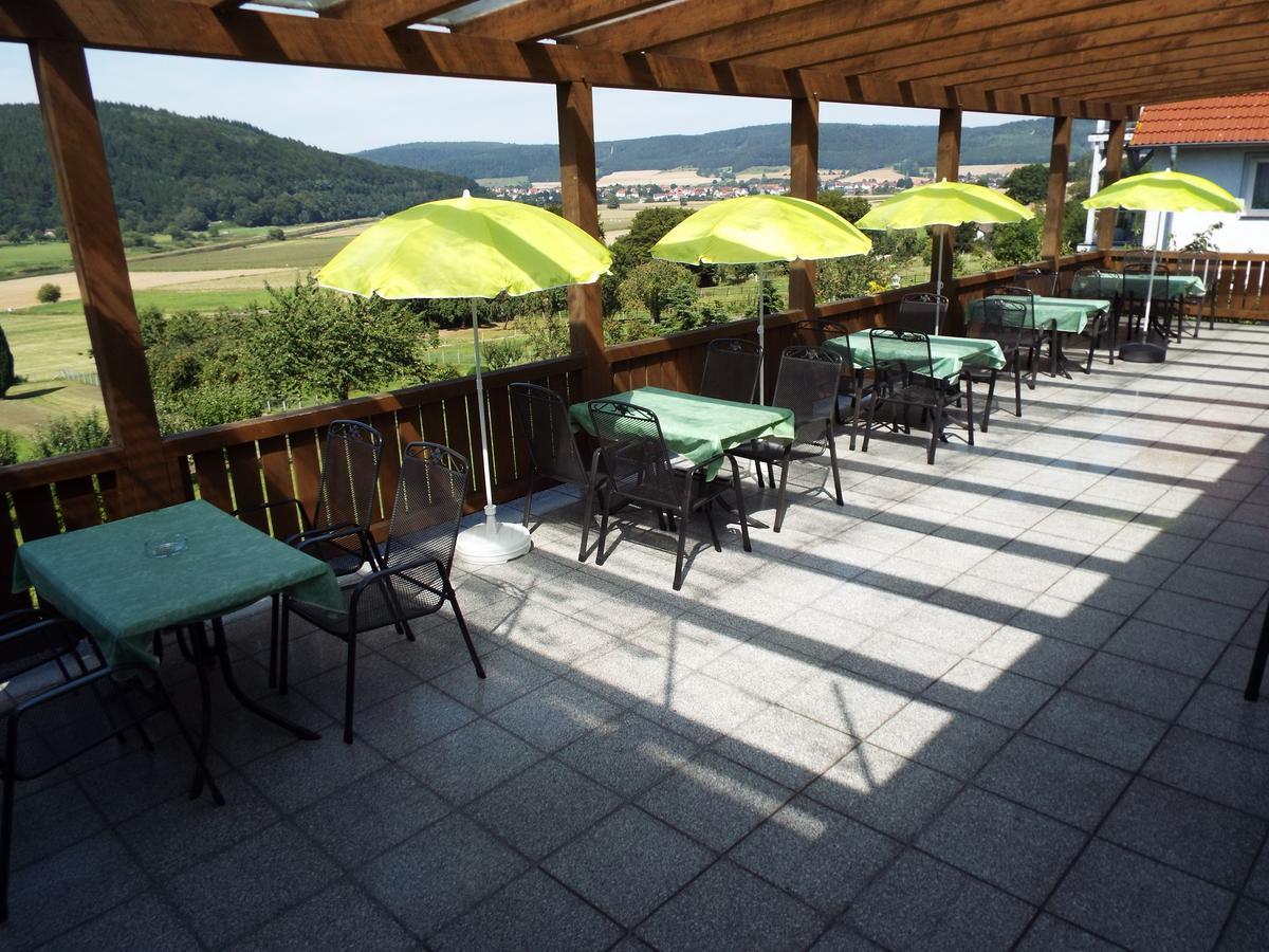Hotel Garni Zum Reinhardswald Gewissenruh Exteriör bild