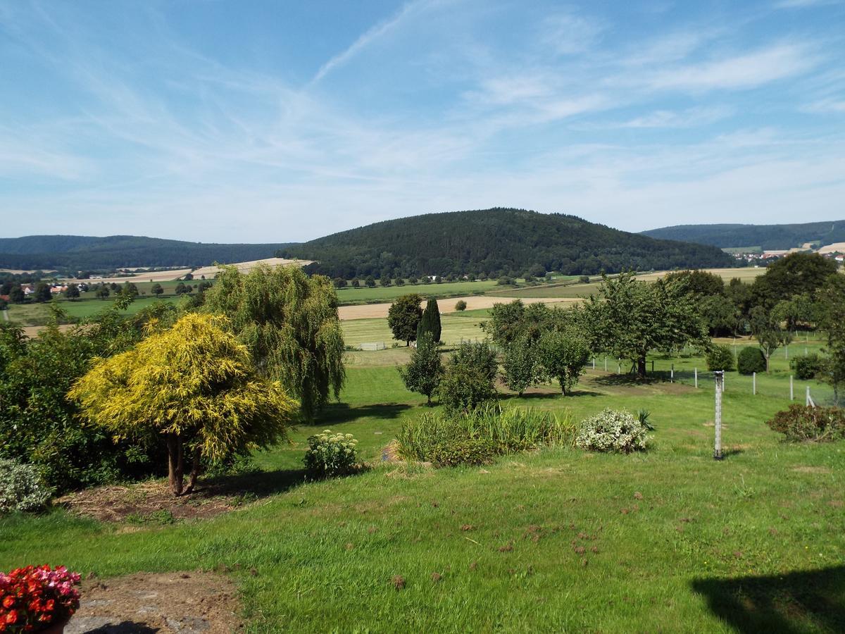 Hotel Garni Zum Reinhardswald Gewissenruh Exteriör bild