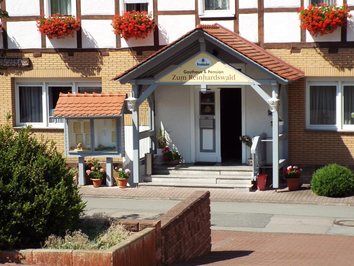 Hotel Garni Zum Reinhardswald Gewissenruh Exteriör bild